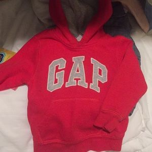 GAP 2t boys red hoodie